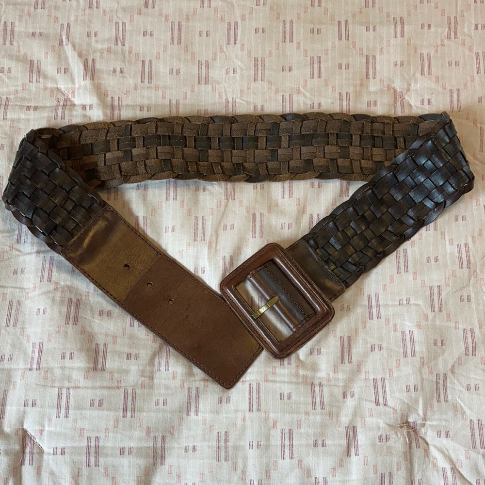 Banana Republic Woven Leather Belt
